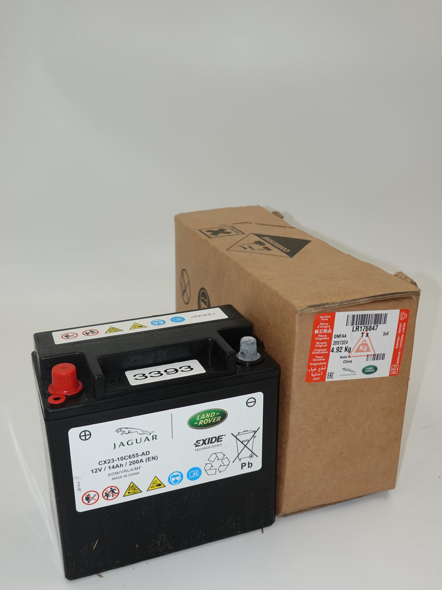 Genuine Land Rover Battery | LR176847 | STARTER BATTERY