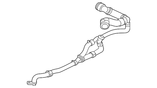 HOSE RADIATOR LR110240 LR091639/LR